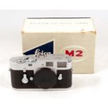 Chrome Leica M2 Rangefinder Body.