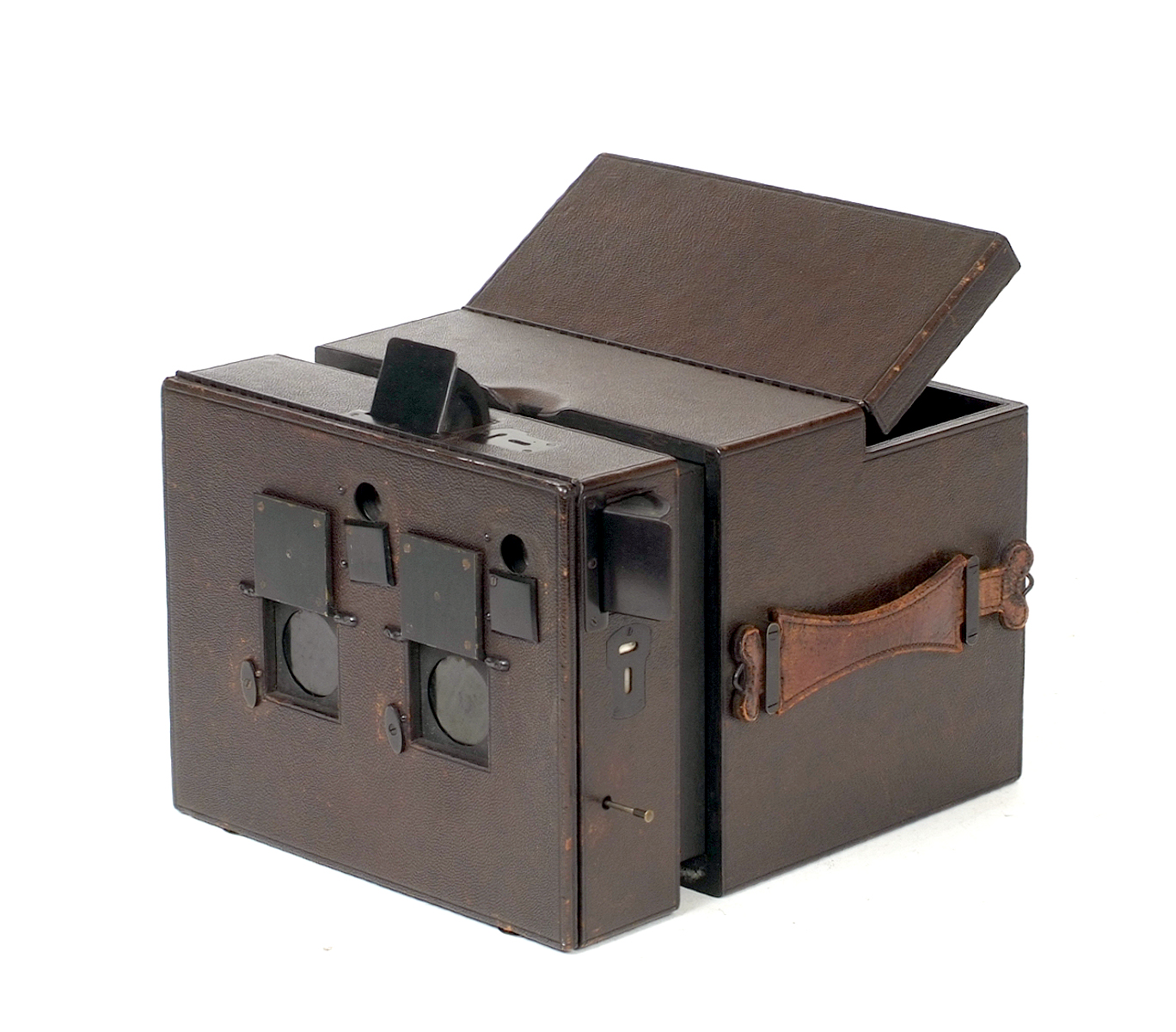 A RARE Newman & Guardia 1/4 Plate Stereoscopic Pattern Camera. - Image 5 of 5