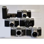 Collection of Praktica Cameras & Lenses.