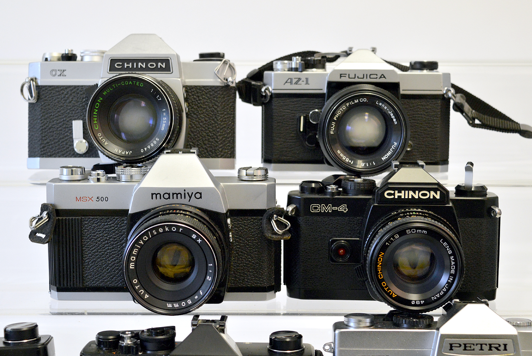 Group of Ten 35mm SLRs with Lenses. - Image 2 of 4