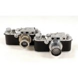 Leica IIIc & IIIb Cameras.