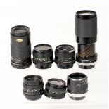 Six Canon FD & FD Fit Lenses.