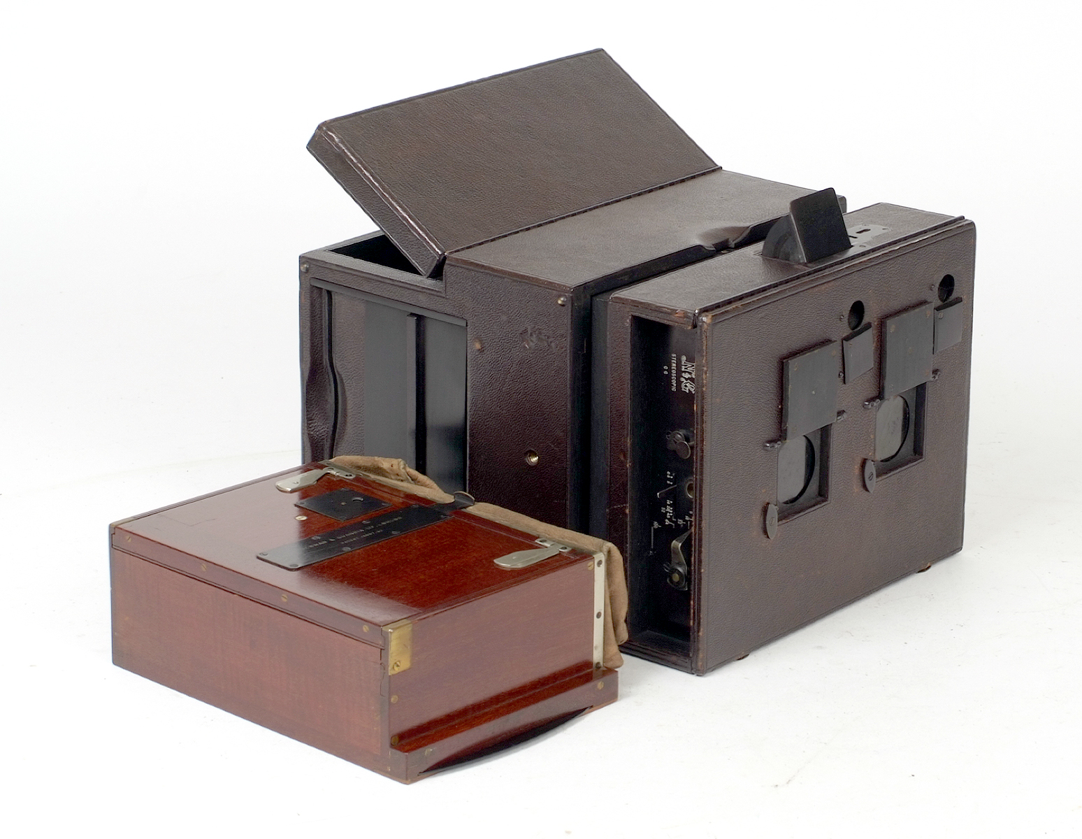 A RARE Newman & Guardia 1/4 Plate Stereoscopic Pattern Camera. - Image 2 of 5