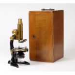 A Good, Brass Leitz Microscope, circa 1911.