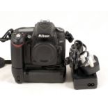 Nikon D90 DSLR Body with Battery Grip.