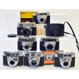 Group of Kodak Cameras, inc Retinette etc.