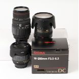 AF-S Nikkor 18-200mm f3.5-5.6 G VR & Other Lenses.