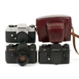 Three Leicaflex SL/SL2 Camera Bodies.
