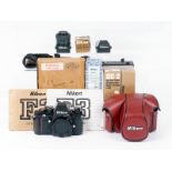 Nikon F3 HP Film Camera & Accessories.
