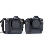 Pair of Canon EOS-1N RS Film Camera Bodies.