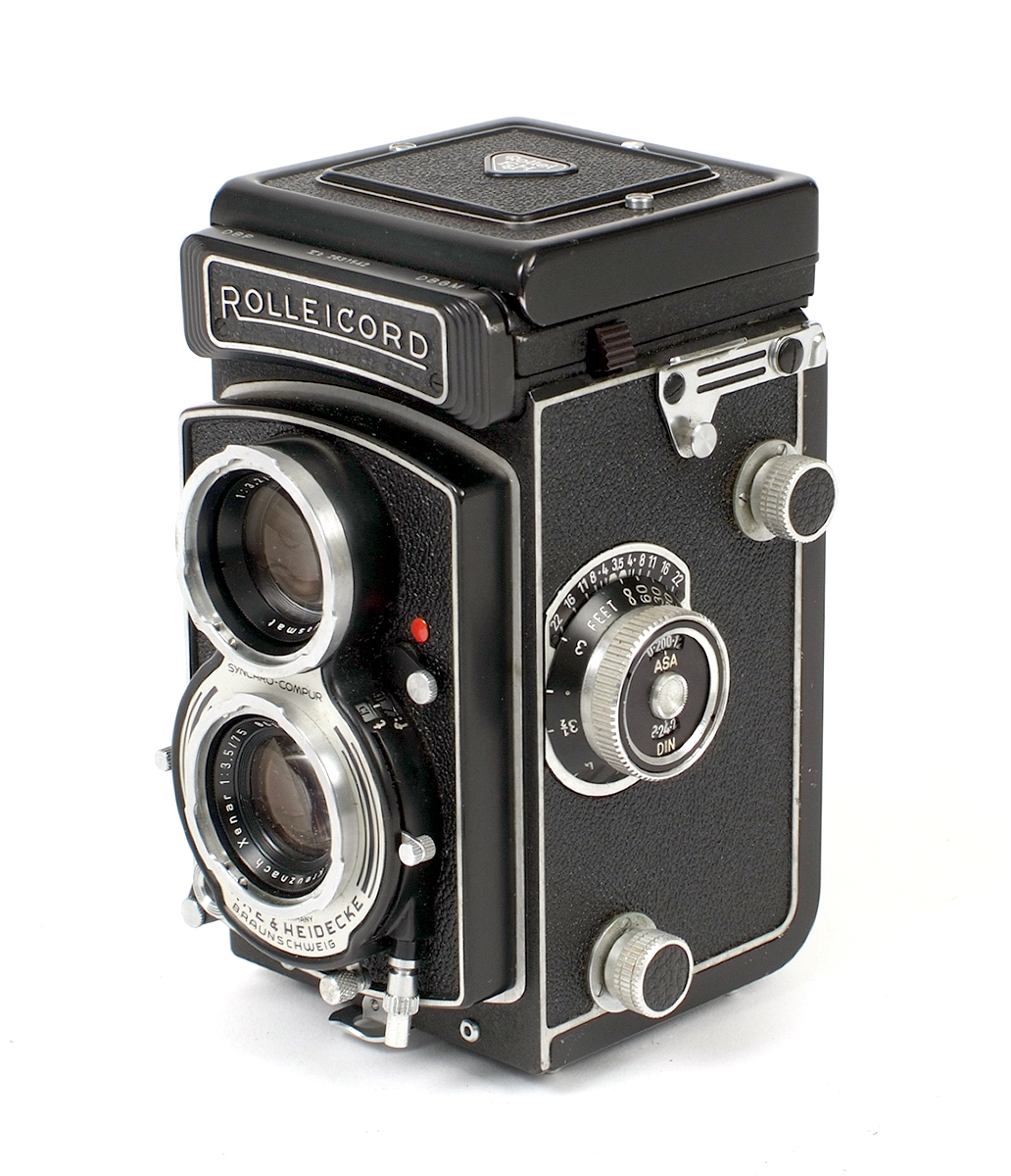 Rolleicord Vb TLR with Xenar 75mm f3.5 Lens. #2631542. Shutter ...