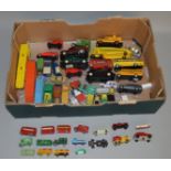 A mixed lot of unboxed diecast models including 11x Matchbox Lesney models, Superfast, Superkings et