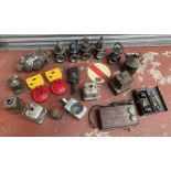 Collection of railway lamps etc. (20)