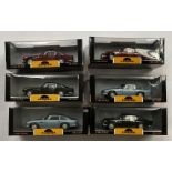 6x Chrono 1:18 Scale Diecast models, all boxed.