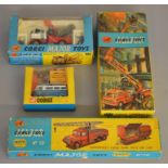 4x Corgi toys and Corgi Major Toys, all boxed, including Gift Set #12 chipperfield's Circus Crane