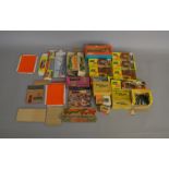 6 empty boxes for various Corgi Kits including 3 x #601 Batley 'Leofric' garage, 2 x #606 Lamp