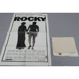 Collection of original film posters mostly one sheets including "Rocky" starring Sylvester Stallone,