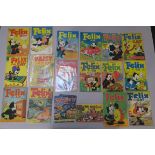 Felix the Cat collection of vintage comics including Toby Press 3D No 1 (with glasses), No 34 &