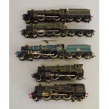 OO gauge: 5 Wrenn Railways locomotives.