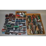 OO gauge: Approximately 100 assorted rolling stock items.