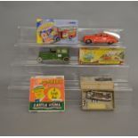 Mixed lot including boxed Triang Minic #2 Musical Car, GS models Bus Kit, Corgi Chipperfield