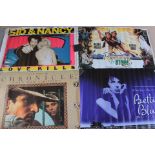 12 Rolled British Quad film posters titles - Sid & Nancy (Sex Pistols), Betty Blue 37'C in the