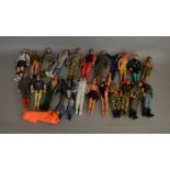 22 Modern Action Man and Action Man styled figures mostly with clothing and some accessories.