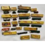 TT gauge: Collection of Tri-Ang Railways rolling stock and accessories with one locomotive.