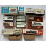 Good selection of railway related model kits including metal examples by Vulcan Model Engineering, N