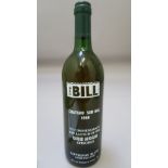 "The Bill - Chateau Sun Hill 1998" bottle of white wine "to Commemorate the launch of the one hour