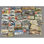 EX DEALER STOCK: 41x FROG model kits including naval and aviation related examples. All appear