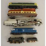 OO gauge: 6 assorted locomotives.