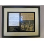 Rocky Marciano original autograph of the unbeaten World Heavyweight Champion. The autograph is on