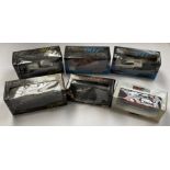 4x auto Art James bond 1:18 scale models together with two UT Models, all boxed (6)