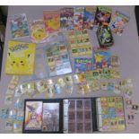 Pokemon trading card collection including shiny cards for Mewtwo, Hypno, Aerodactyl, Gyarados,