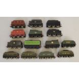 OO gauge: 14 assorted Hornby tenders.