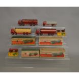 2 boxed Dinky Toys 943 Leyland Octopus 'Esso' Tankers including a plastic hub variant and the