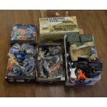 A vintage Action Man Scorpion Tank with box, together with a large quantity of modern vehicles and