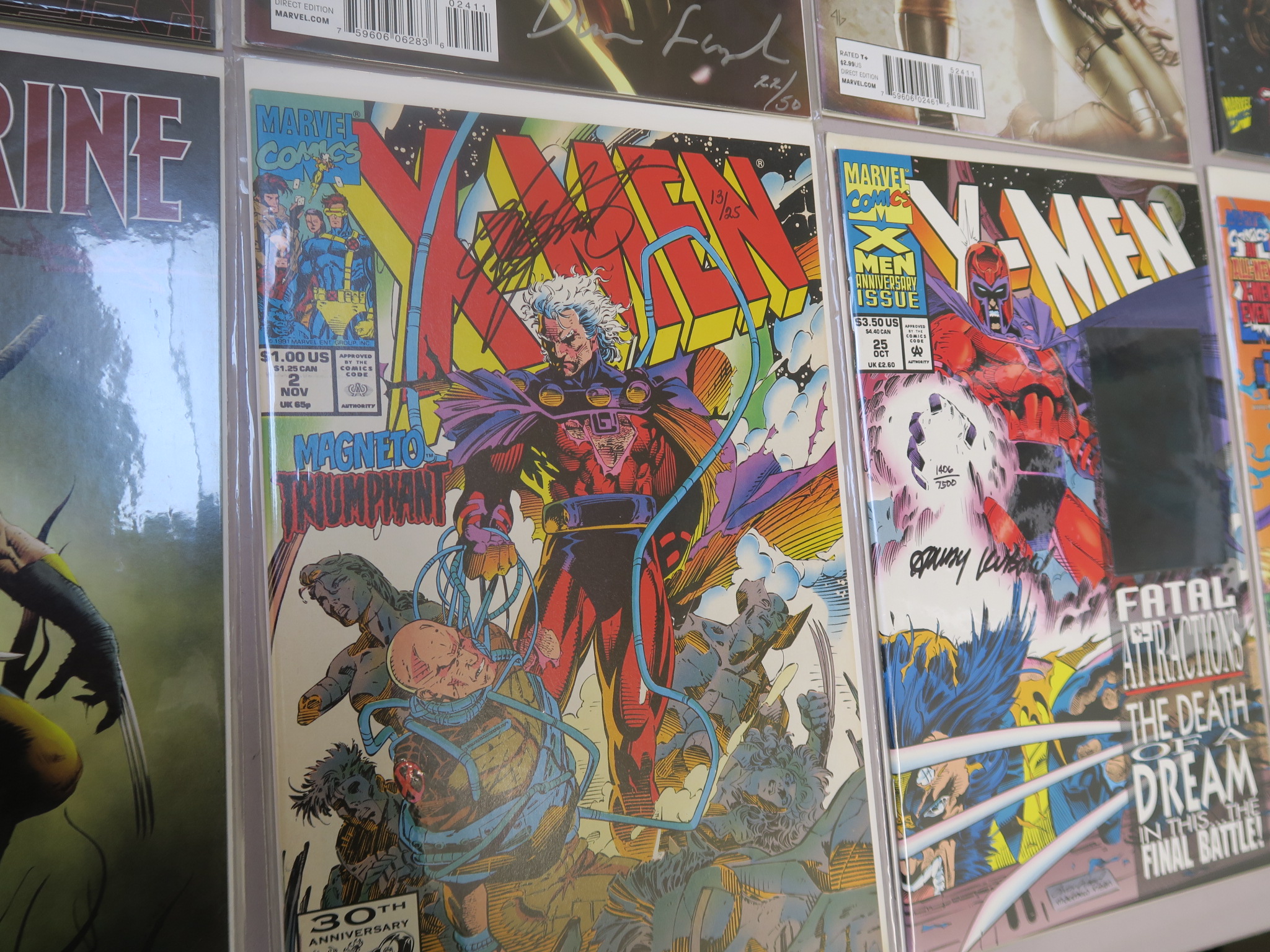 Marvel X-Men signed comics including X-Men #2 signed by Chris Claremont (13/25), X-Men #25 signed by - Image 2 of 4
