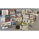 EX DEALER STOCK: 30x assorted model kits including MiniArt, ARV Club, Emhar etc, various scales. All