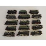 OO gauge: 14 Bachmann locomotives.