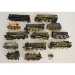 OO gauge:11 assorted metal-bodied locomotives.