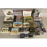 EX DEALER STOCK: 27x assorted model kits including Pegasus, Kitech, PST etc. All appear complete and