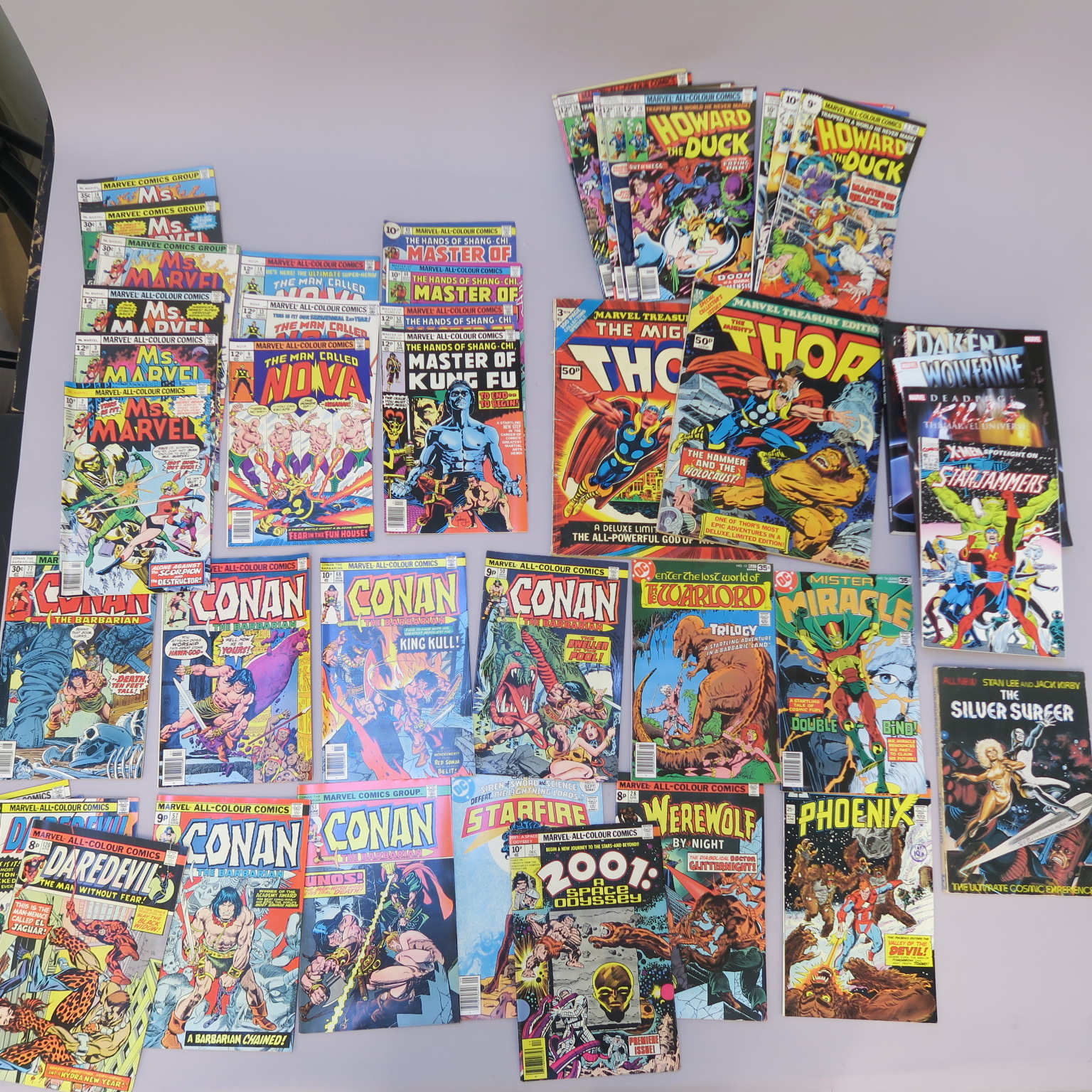 Marvel Comics including 2001 A Space Odyssey #1, Ms Marvel #2 - 6, 14, Man called Nova #9, 13 &