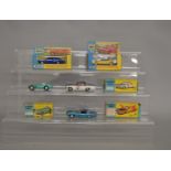 3 boxed Corgi Toys including 152S BRM, 237 Oldsmobile 'Sheriff' Car and 241 Ghia L.6.4. Together