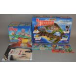 4x Matchbox Gerry Anderson toys including Thunderbirds Tracy Island, Stingray marineville