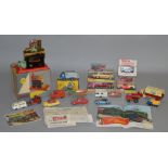 A mixed lot of boxed and unboxed diecast models including 3x Boxed Dinky Toys, 1x Boxed Budgie