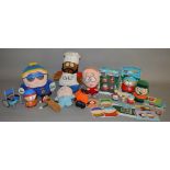 A quantity of South Park figures and soft toys