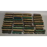 OO gauge: 50 assorted coaches.