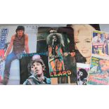 18 poster lot inc Bruce Springsteen rolled condition promotional 27 x 40 inch and a smaller